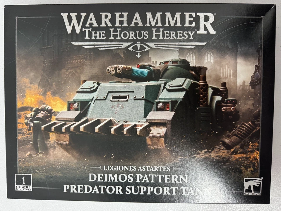 Warhammer 40K HH Astartes Deimos Pattern Predator Support Tank sealed new - Image 1 of 1