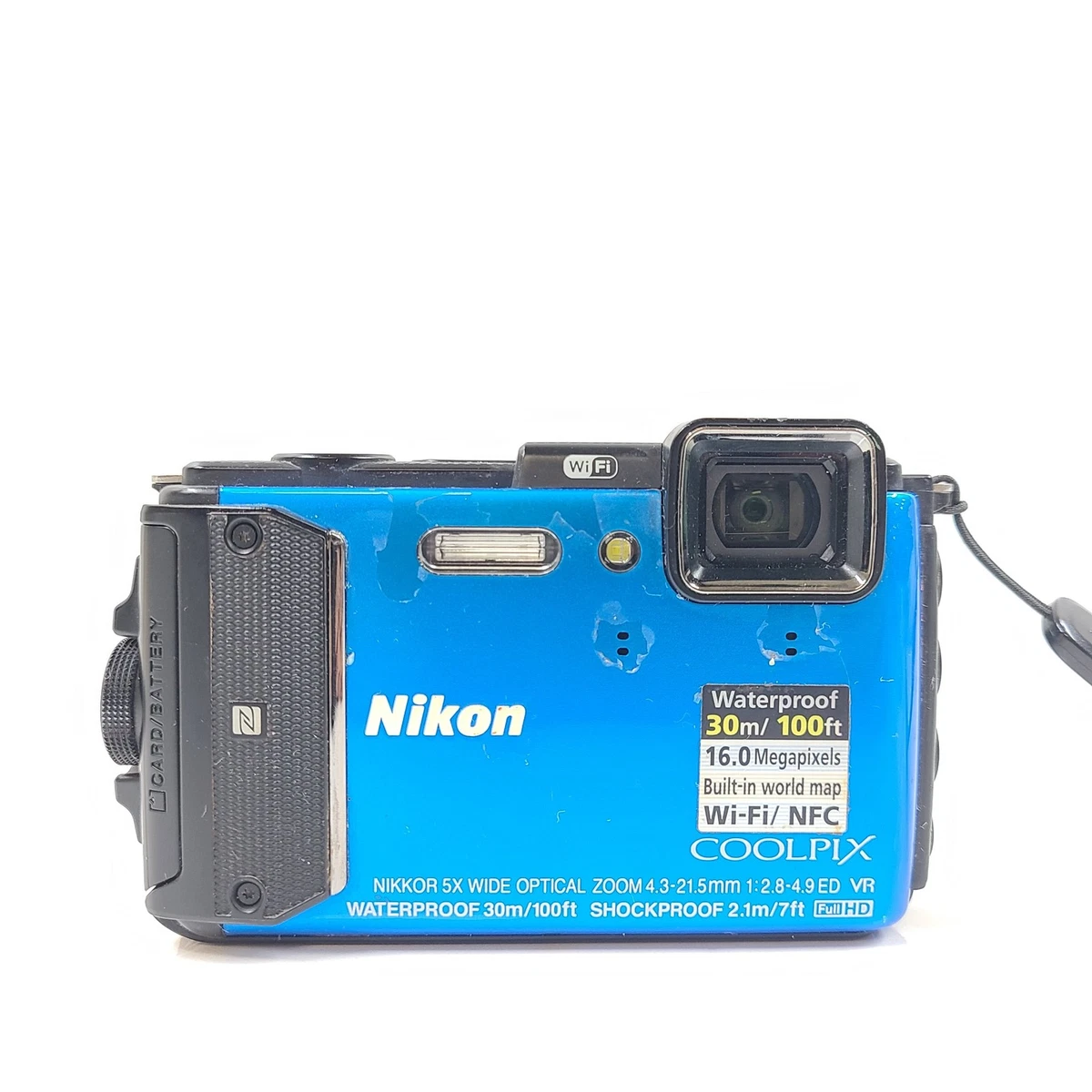 『ジャンク』Nikon COOLPIX AW130 青色 Amazon.com : Nikon COOLPIX AW130 Waterproof Digital Camera with