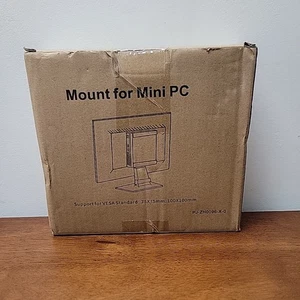 Universal Mini PC VESA Mount Bracket for HP Dell Intel NUC 75x75 100x100 - Picture 1 of 12