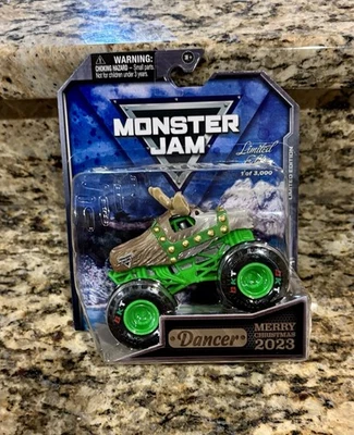 Camión Spin Master 2023 edición limitada Monster Jam Feliz Navidad bailarina nuevo en caja Foto 1 de 3