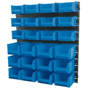Draper Wall Storage Unit with 24 Bins Small / Medium - Picture 1 of 2