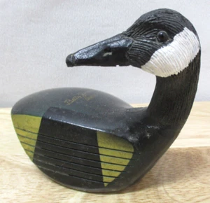 Canada Goose Figure on Betty Jameson Classic Wood #1 Golf Club Head Folk Art - Picture 1 of 15