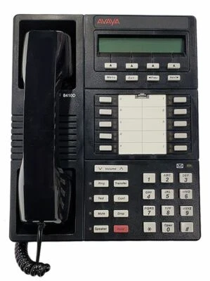 Fully Refurbished Avaya Definity 8410D Speaker Display Phone (Black) - Image 1 of 2