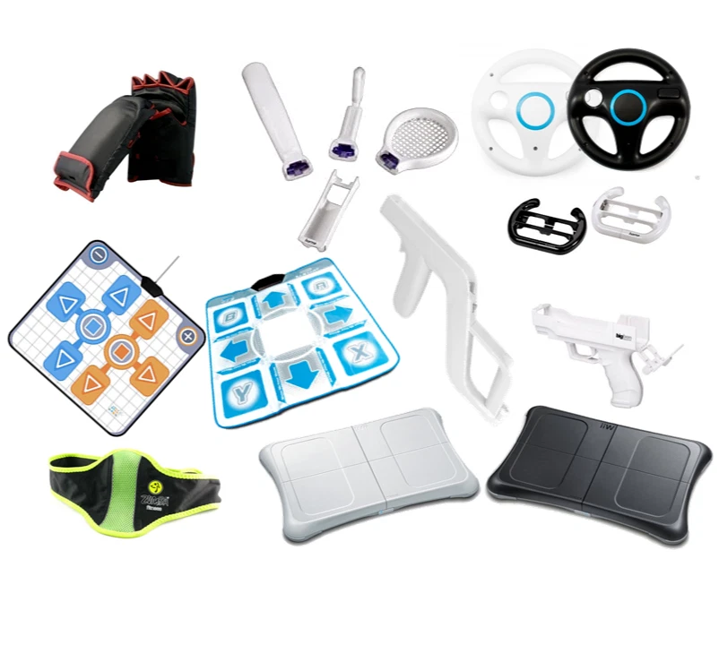 Nintendo Wii Zubehör Auswahl: Lenkräder, Balanceboards, Pistolen, Zumba, Tennis - Bild 1 von 1