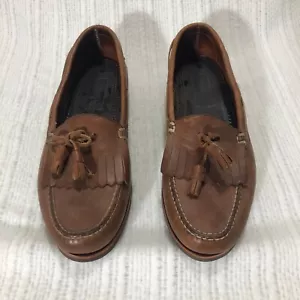 Sperry Top-Sider Leder Quaste Halbschuhe Herren Elegant Schuhe Slipper Braun Größe 12 - Bild 1 von 8