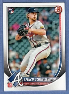 2025 Bowman Spencer Schwellenbach Rookie #78 Braves RC MENGE - Bild 1 von 2