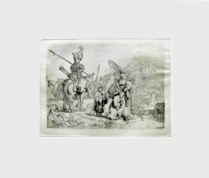THE BAPTISM OF THE EUNUCH - Engraving After Rembrandt (B-98) By Amand-Durand - Picture 1 of 1