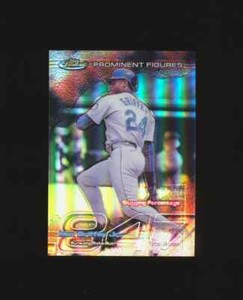 1999 Topps Finest Prominent Figures REFRACTOR /847 Ken Griffey Jr PF14 MINT