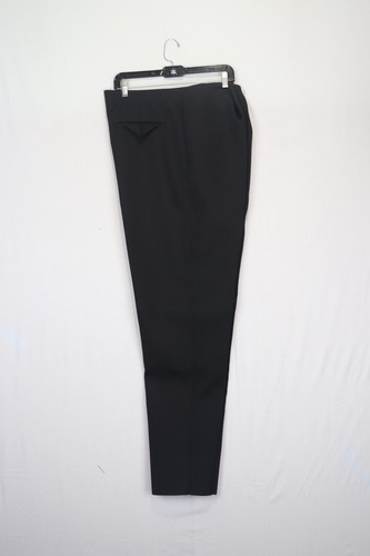 Bottega Veneta o1rshd1123 Pantaloni da taschino doppio logo lana compatta nero 52