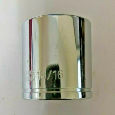 13/16" SHALLOW [3/8" DRIVE] SOCKET [12 POINT] TEKTON 14161 (QTY: 1) NOS - Image 1 of 3