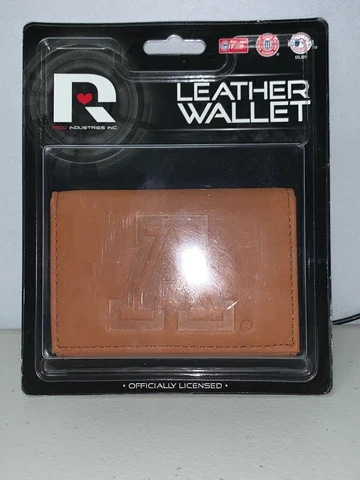 Arizona Wildcats NCAA Embossed Brown Leather Trifold Wallet-Free Shipping! Cover