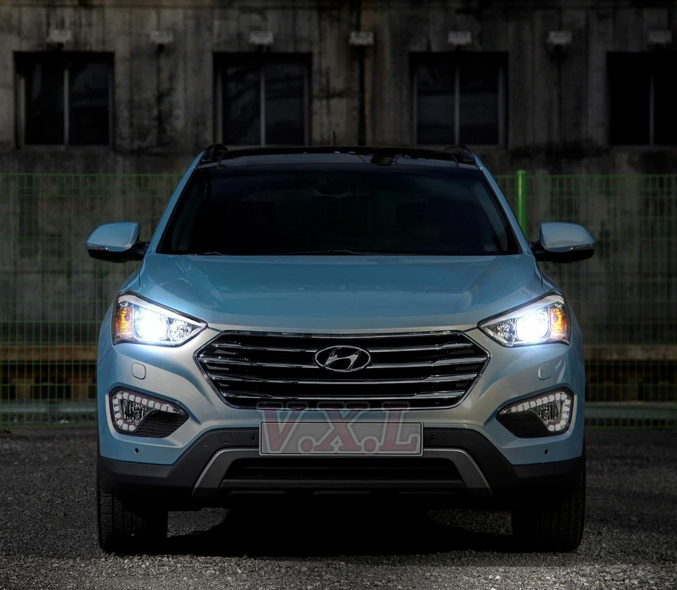 Bombillas de actualización Hyundai Santa Fe 2012 H7 LED 300 % brillantes 6000 lm blanco Canbus Foto 1 de 1