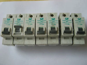 FEDERAL ELECTRIC HBA1P B06 B10 B16 B20 B32 B40 B50 B63 10KA SINGLE POLE MCB'S - Picture 1 of 1