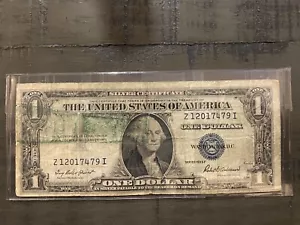 1935 F-Series Silver Certificate Blue Seal-Rare Ink & Border Errors MUST SEE🔥🔥 - Picture 1 of 3