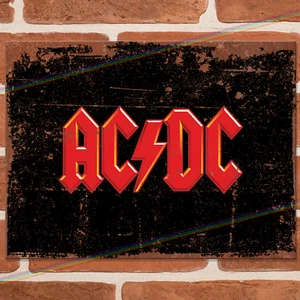 ACDC LOGO AC DC Metal Signs Mancave Bar Retro Vintage Music Poster Tin Sign UK - Picture 1 of 3
