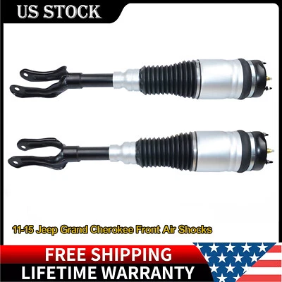 Fits 2011-2015 Jeep Grand Cherokee WK2 Overland Pair Front Air Suspension Struts - Image 1 of 4