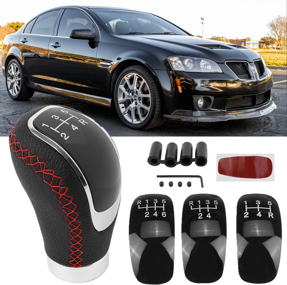 Perilla de cambio de marchas manual de 5/6 velocidades R para Pontiac G3 G5 G6 G8 Foto 1 de 4