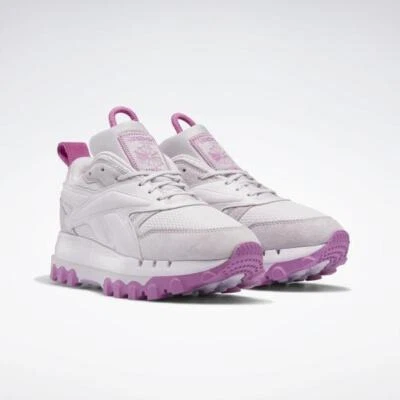 REEBOK X CARDI B 女士经典皮革运动运动鞋紫色 HQ6024 — 第 1/4 张图片