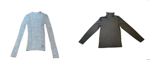 Herren RIVER ISLAND Langarm Oberteile verschiedene grau oder blau XXS, XS, XL - Bild 1 von 3