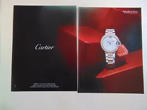 Pubblicità stampa orologio CARTIER Ballon Bleu 2015 - Foto 1 di 2