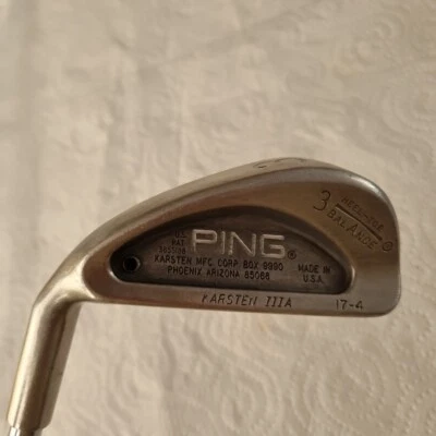 PING KARSTEN BLACK DOT #3 IRON HEEL-TOE BALANCE Regular Flex Steel Shaft LH Men - Image 1 of 4