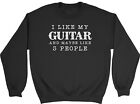 I Like my Guitar Kids Sweatshirt Guitarist Lover Guitar Player Boys Girls Jumper