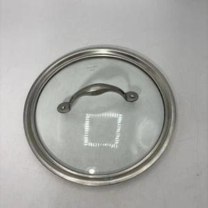Calphalon Replacement Glass Lid ID 8.25" OD 9.25” Stainless Pot Pan Used - Picture 1 of 3