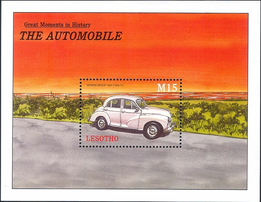 Lesotho 2000 Morris Minor/Classic Cars/Motors/Motoring/Transport 1v m/s (s406n) - Image 1 of 1