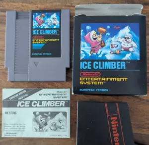 Ice Climber NES juego en caja original Nintendo Entertainment System - Imagen 1 de 12