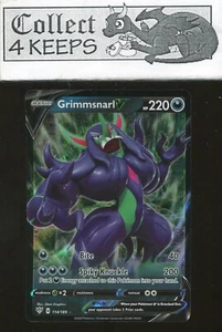 Grimmsnarl V 114/189 Ultra Rare Darkness Ablaze Near Mint Pokemon TCG B - Picture 1 of 2