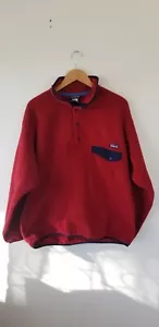 Patagonia Pullover Herren Large Synchilla Snap T Fleece leicht Outdoor - Bild 1 von 5