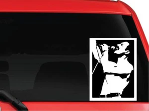 Freddie Mercury/QUEEN on car truck SUV laptop macbook decal sticker 6" white - Picture 1 of 1