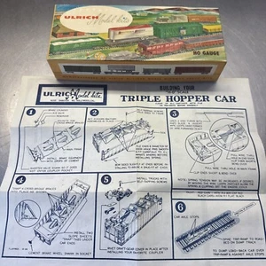 HO Scale VINTAGE Ulrich Kit Triple Hopper Car Kit No. THI 350 SP - Picture 1 of 6