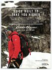 2016 Eddie Bauer Print Ad, Seth Waterfall Alpine Climbing Guide Stormdown Jacket