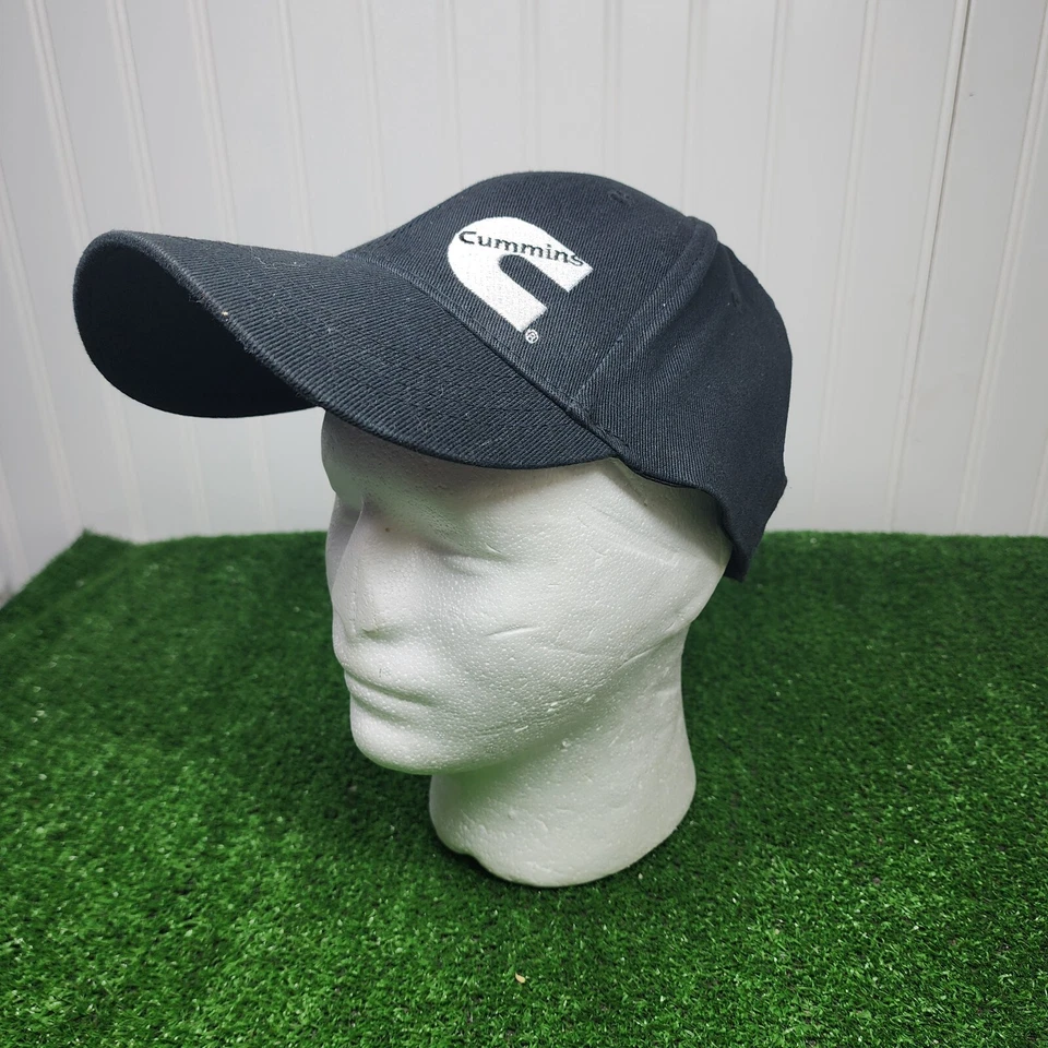 Cummins Black Fitted BDA Stretch Fit Hat Ball Cap - Image 1 of 4