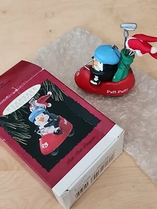 1993 Hallmark Keepsake Ornament Putt Putt Pinguin - Vintage Golf Pinguin IOB - Bild 1 von 7
