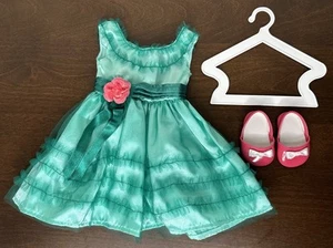 Maryellen’s Birthday Dress American Girl Maryellen Retired Pink Shoes Party Set - Picture 1 of 16