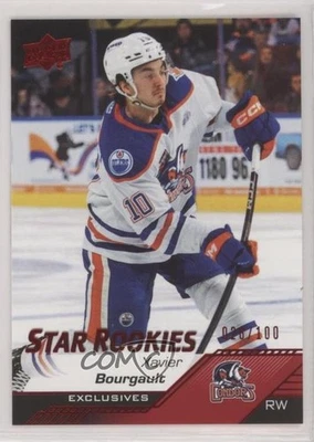 2022-23 Upper Deck AHL Star Rookies Exclusives /100 Xavier Bourgault #139 - Image 1 of 2