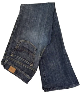 American Eagle Womans Size 8L Jeans Original Boot Cut Blue 5 Pocket Classic Y2K - Picture 1 of 10