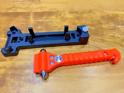 Martillo de seguridad para automóvil marca LIFEHAMMER herramienta original de rescate de escape de emergencia Foto 1 de 4