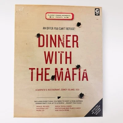 Dinner with the Mafia 游戏主持人 A Mob-Inspired 晚餐派对 2008 - 全新未拆封 — 第 1/4 张图片