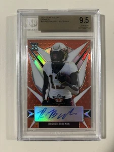 2021 Leaf Valiant XRC Rashod Bateman Orange Rookie Auto /50 Beckett 9.5 Auto 10 - Picture 1 of 3