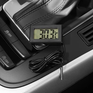 High Quality Thermometer Remote Sensor Refrigerator Temperature Black Digital - Picture 1 of 6