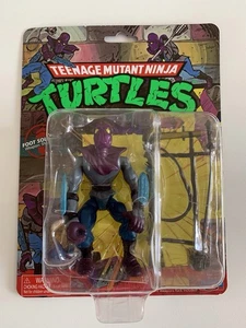 Playmates Toys TMNT Retro Card Foot Soldier 5” Figure Sealed - New From 2022 - Picture 1 of 9