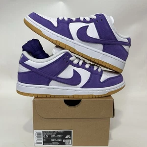 Nike SB Dunk Low Pro ISO Orange Label “Court Purple Gum” DV5464-500 Men's 6.5 - Picture 1 of 6