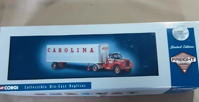 Corgi Mack B Arctic W/ Bullnosed Trailer Carolina Die-cast # 52306 - Image 1 of 4
