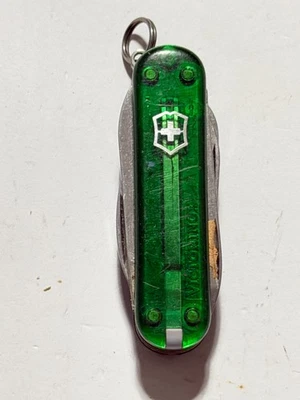 Victorinox Minichamp 58MM Swiss Army Knife Translucent Green - Image 1 of 4