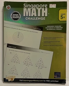 Singapore Math Challenge Workbook für 5., 6., 7., 8. Klasse Mathe, Taschenbuch - Bild 1 von 3