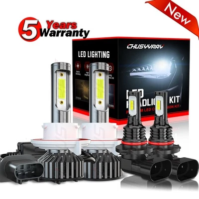 Faro LED + Bombillas antiniebla + Luces intermitentes delanteras para Chevrolet HHR 2006-2011 Foto 1 de 4