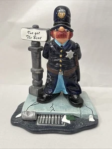 Vintage Ceramic "Keystone Cop" Figurine Dave Grossman Creations 1985 Signed - Picture 1 of 8